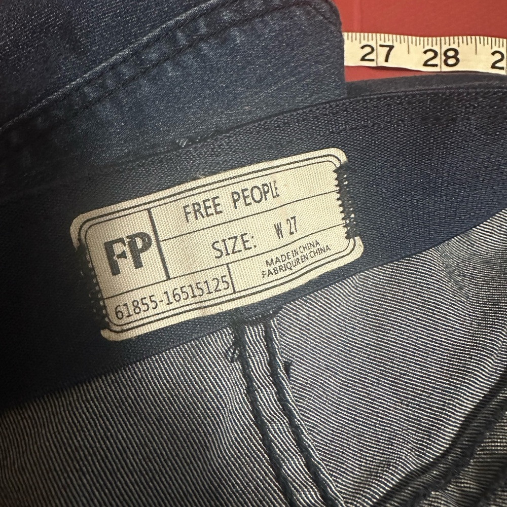 Free People Penny pull on flare leg jean 27 medium wash - Picture 2 of 11